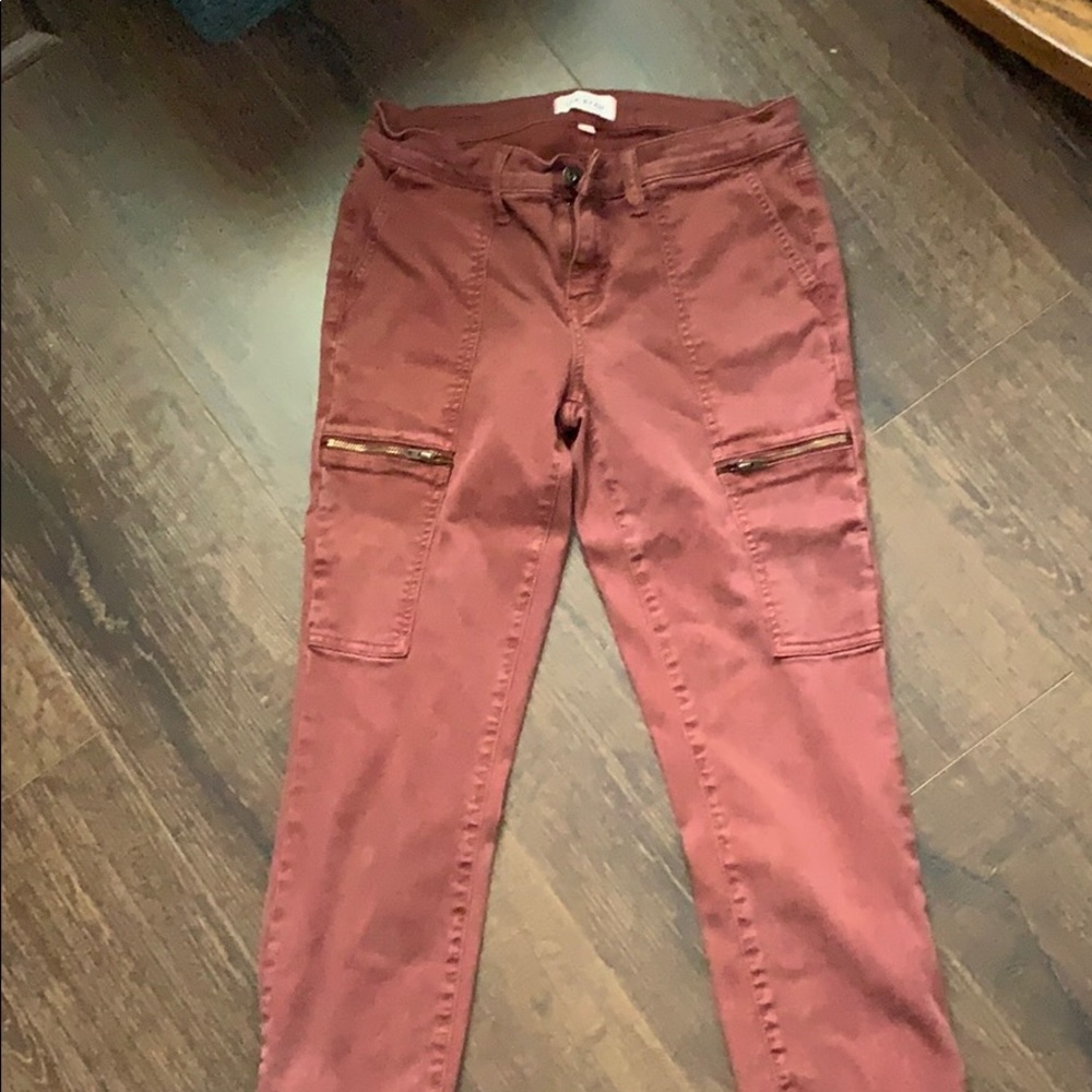 Mauve ankle zipper jeans Lila Ryan size 6